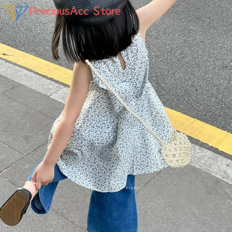 1Pcs Heart Pearl Mini Shoulder Bag Crossbody Purse For Women Daily Fashion Accessory