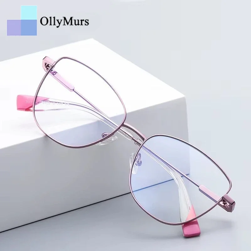 

Новые очки Ollymurs по рецепту для коррекции близорукости, очки для чтения при дальнозоркости, компьютерные очки с защитой от синего света для женщин, оптические # 30