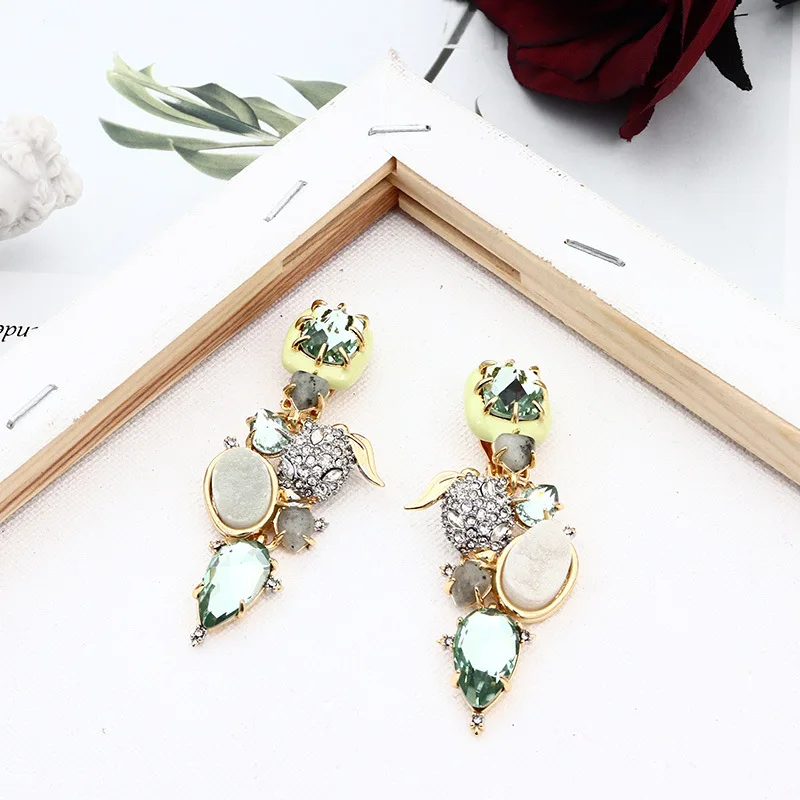 

New Fashion Ear Clip Long Earrings By European and American Genius Designers