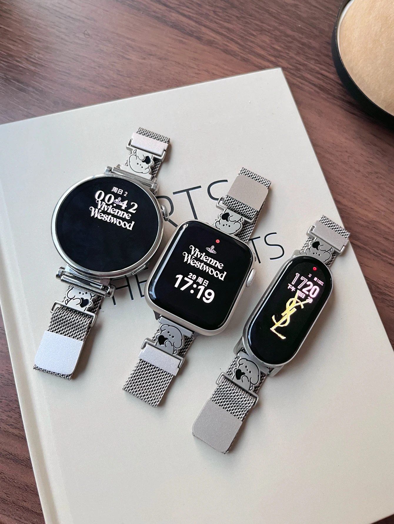 حلقة لـ Xiaomi Band 9، سوار معصم Xiaomi Band 9 NFC الناعم Xiaomi Band 8 NFC معصمه Xiaomi 8 حزام سوار معدني