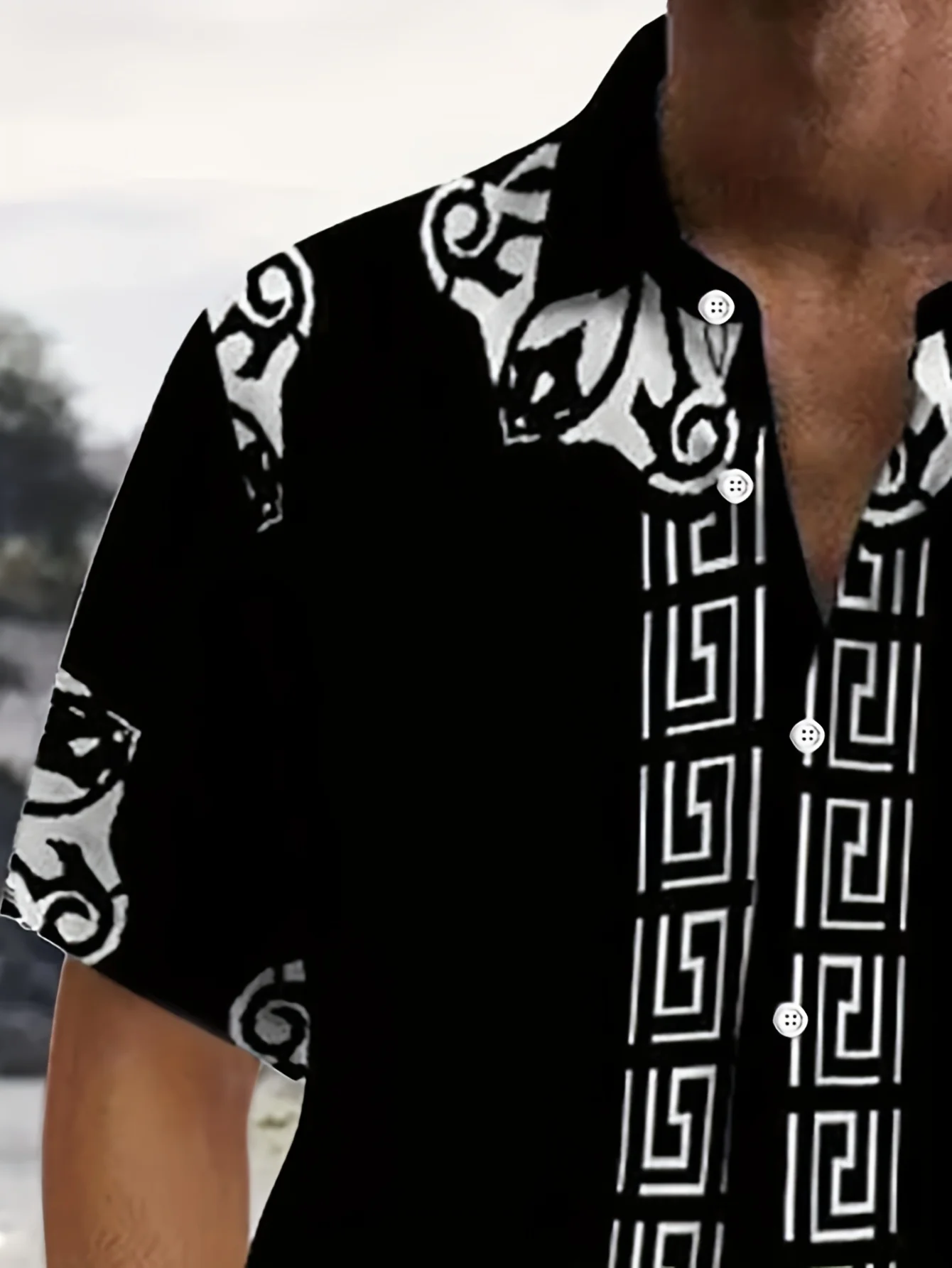 2026 Summer Men's Shirt - 3D Printed Design Breathable Lightweight Stylish and Comfortable Outdoor Men's Fashion
