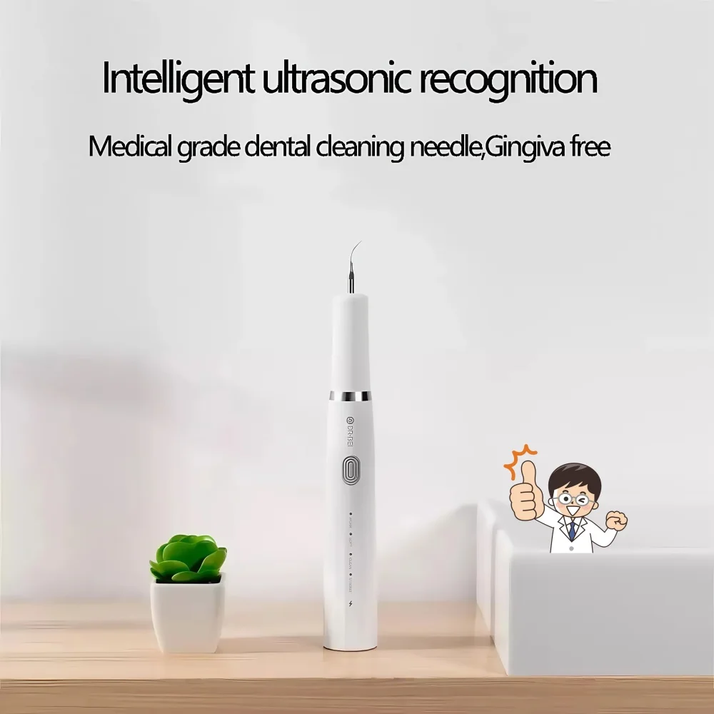 NEW Ultimate Ultrasonic Tooth Cleaner Dentist Teeth Whitening Deep Clean Teeth removes Plaque Stains Portable Dental Care Device