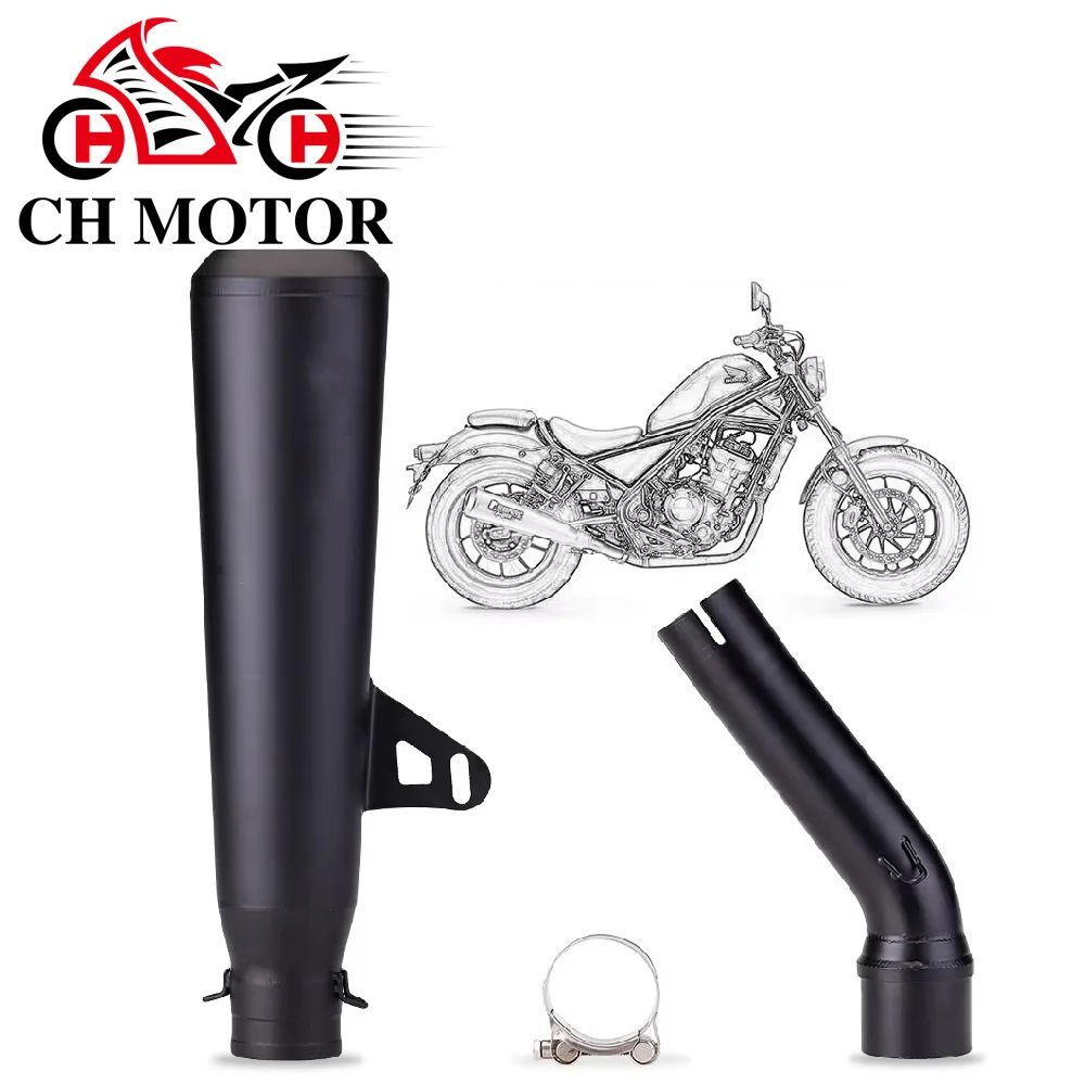 

CHMotor Rebel CM300 CMX500 мотоциклетный глушитель Escapes Para Motos для Honda CM 300 CMX 500 Rebel 300 500 2017 2021