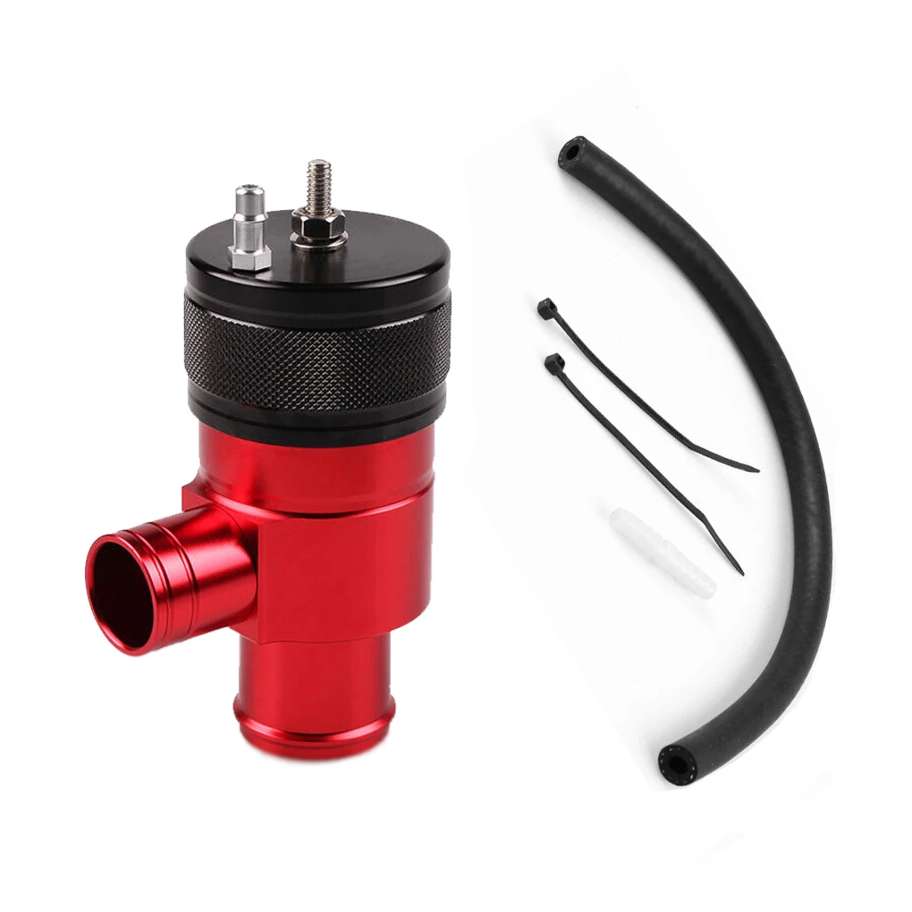 Fine Craftsmanship And Sturdy Aluminum Alloy Adjustable BOV Bypass Recirculation Kit And Red