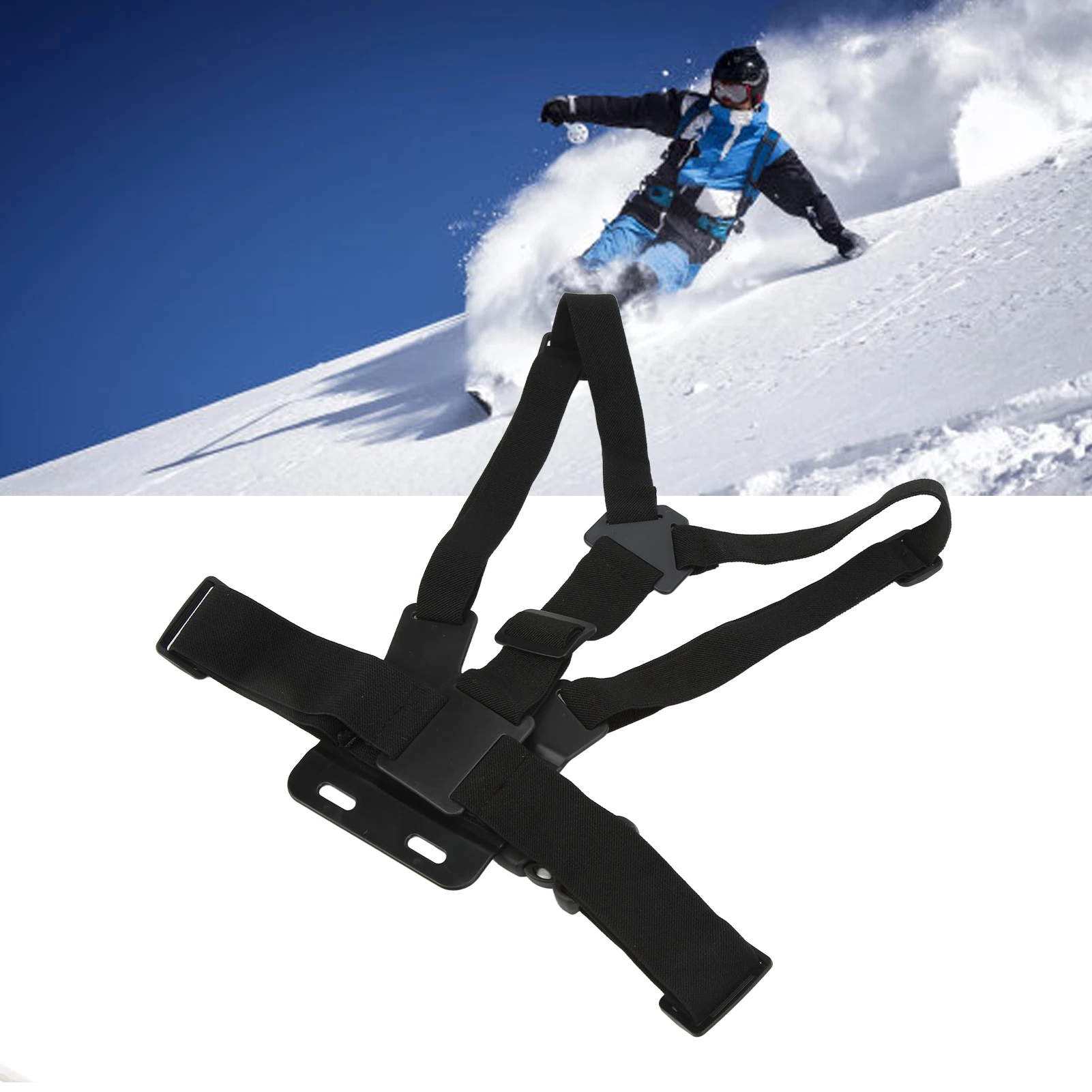 Adjustable Action Camara Chest Strap Outdoor Live Mobile Phone Chest Strap Chest Mount Harness Chesty Strap for  Osmo Action