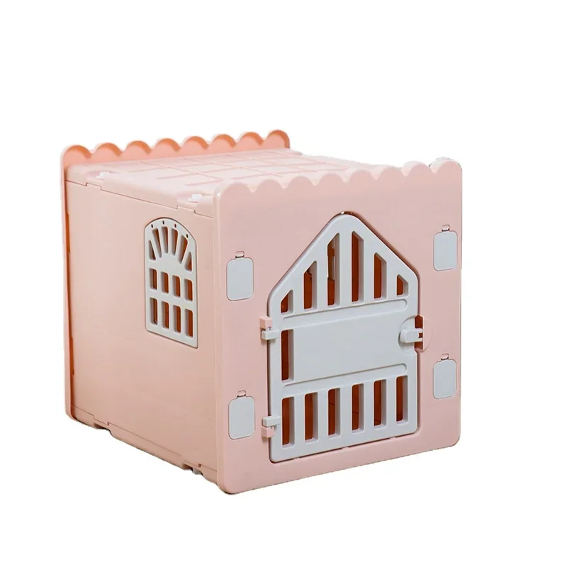 Suit for all weather conditions fast install small pet dog kennel portable cat house outdoor