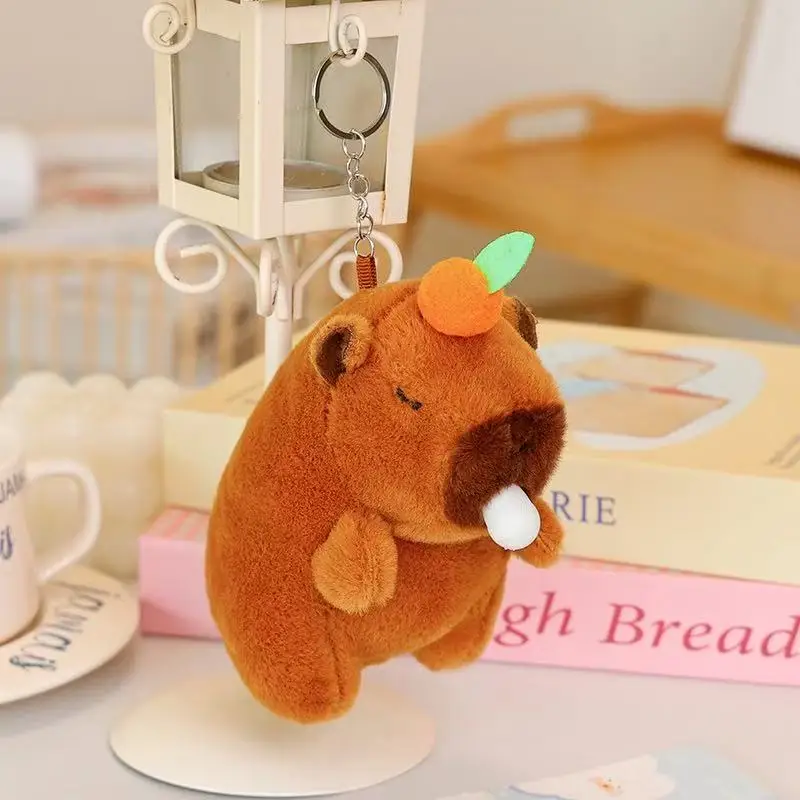 أحدث قلادة حقيبة ظهر لدمية كابيبالا تهز الأذن مملوءة بالألعاب القطيفة وهدايا الرسوم المتحركة اللطيفة والدمى المثيرة للاهتمام