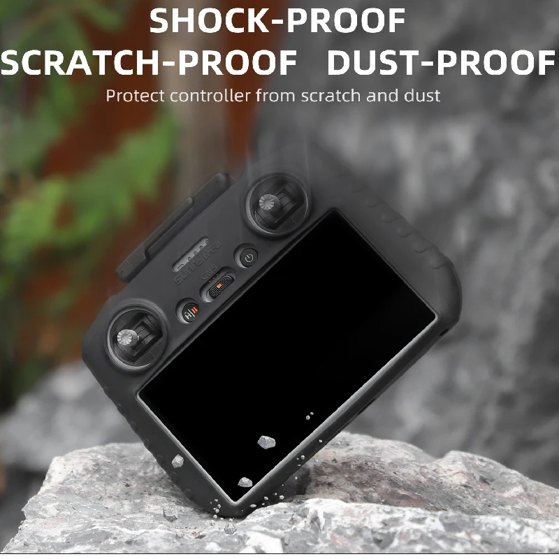 غطاء لجهاز التحكم عن بعد مقاوم للغبار للطائرات بدون طيار ، حافظة من السيليكون ، Dji Air 3 ، Mini 4pro ، RC-N2 ، RC 2 ، شاشة