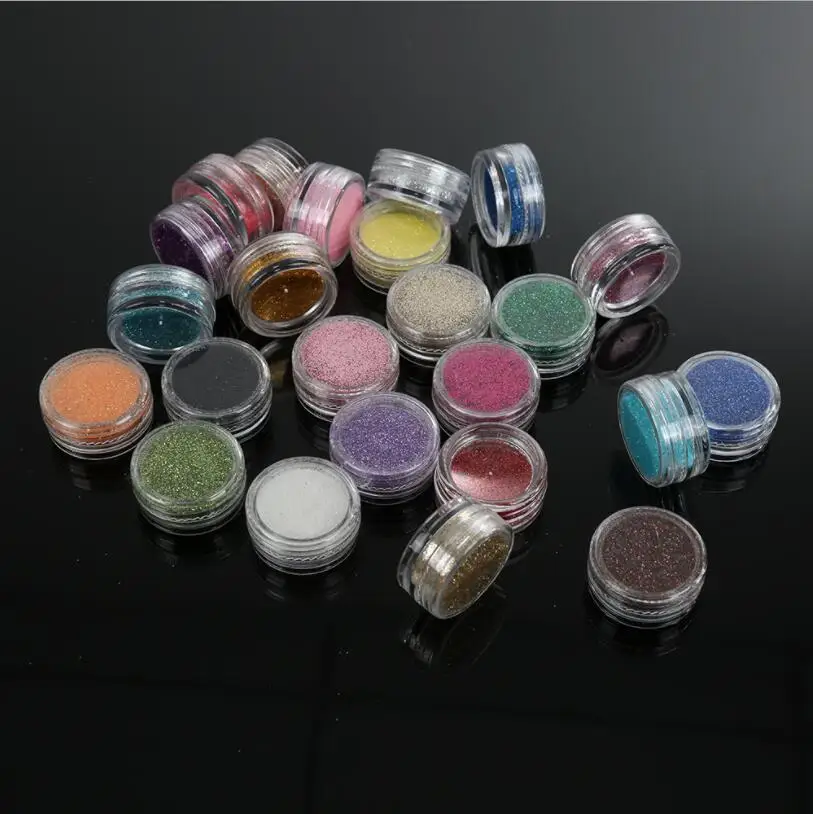 

24/45/72Colors Mini Powder Temporary Shimmer Glitter Diamond Painting for Decoration Shinning DIY Nail Tattoo Body Art Design