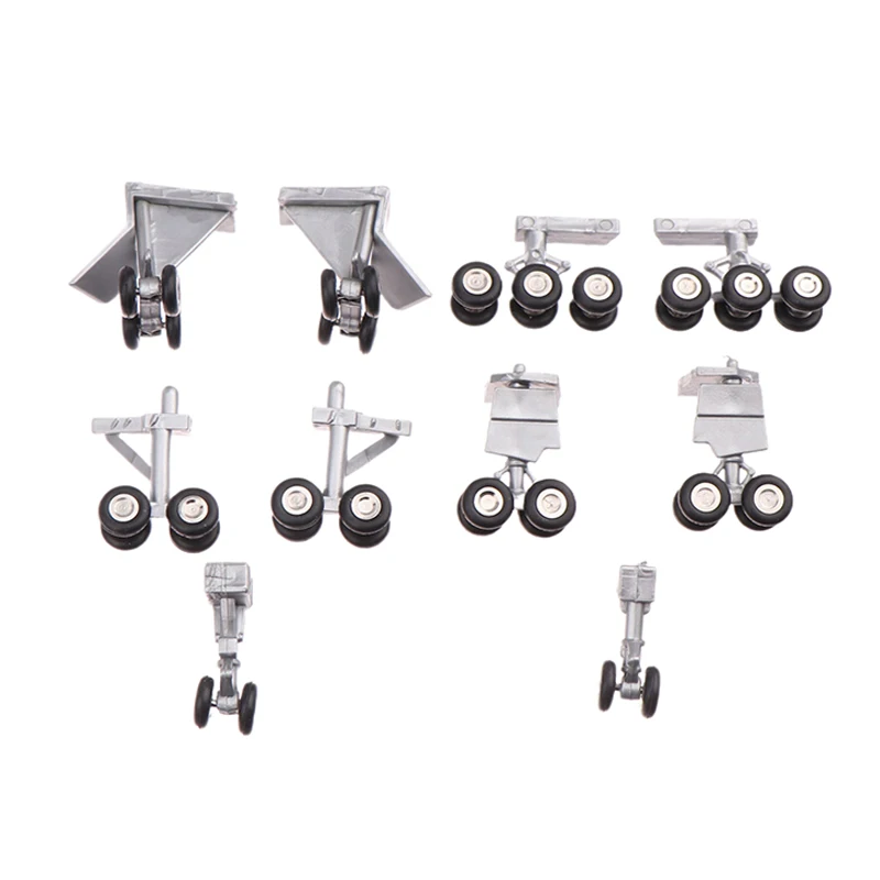 5pcs/set B747 A380 Aircraft Airplane Airliner Model Landing Gear Wheels And Stand Base Accessories Display