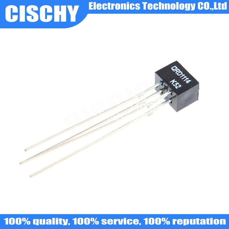 10PCS/lot RD1114 QRD1114 DIP D1114 1114 DIP-4 REFLECTIVE OBJECT SENSOR In Stock