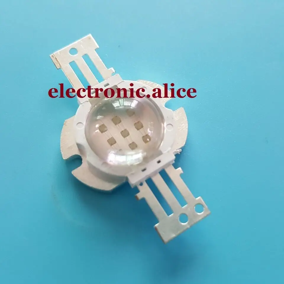 2/5/10pcs 10W Watt Round High Power LED Lamp Ultra Violet UV 395nm 900mA DC 12V + 60 degree lens 1Pcs-10pcs