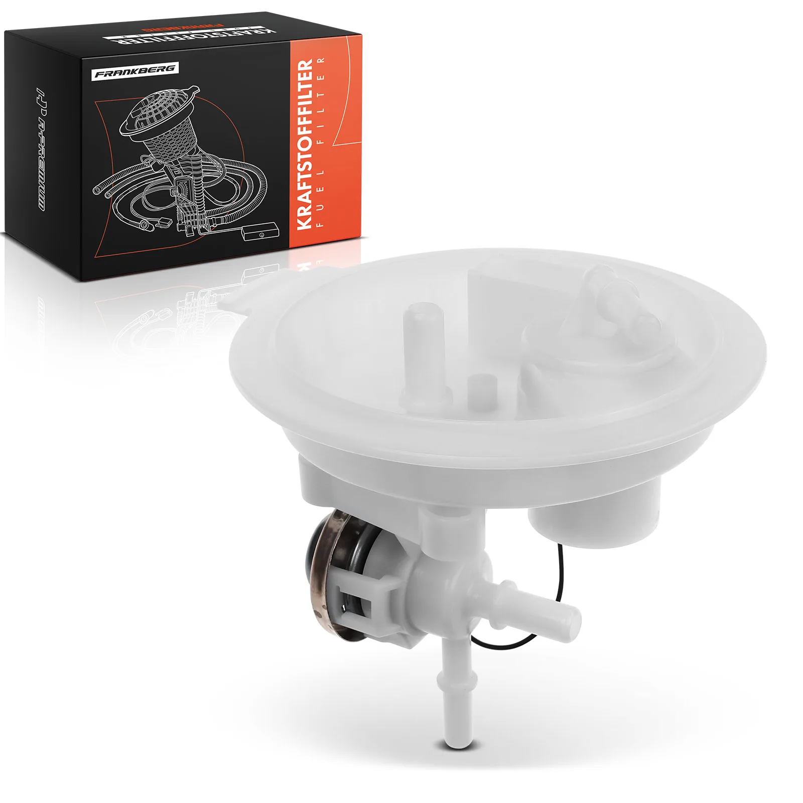 Frankberg 1x Brandstoffilter Benzinefilter voor VW Touareg 7L6 7L7 7LA 2002-2010 229025003002Z 7L0919679A