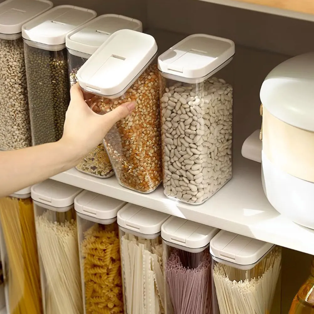 

Noodle Storage Tube Pasta Containers Compartments Kitchen Organizers and Pantry Seal