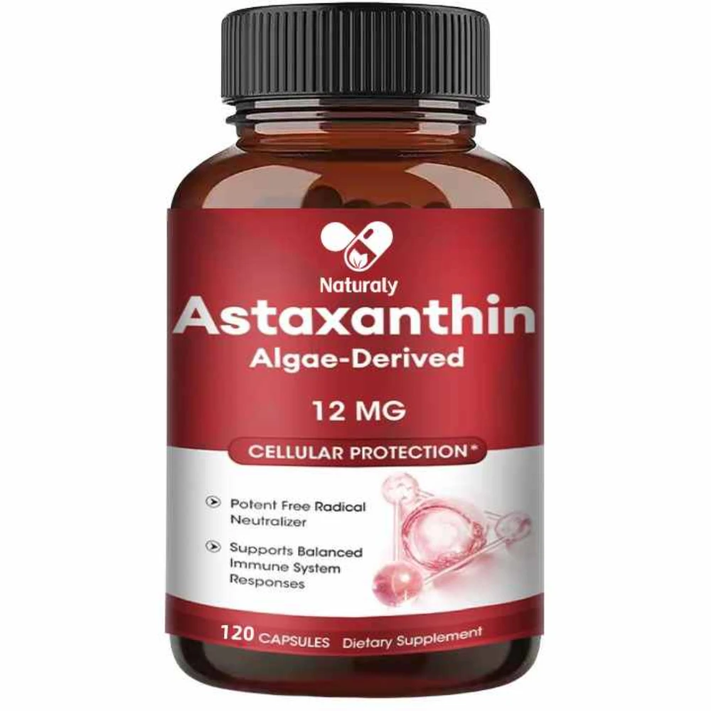 Astaxanthin Extract Capsules Promotes Cardiovascular Health and Accelerates Metabolism Antioxidant Supplement