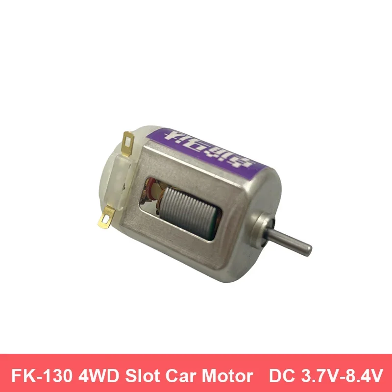 

Micro FK-130 Carbon Brush Motor DC 3.6V 5V 6V 7.4V 8.4V 52000RPM High Speed Strong Magnetic Engine for RC 4WD Racing Slot Car