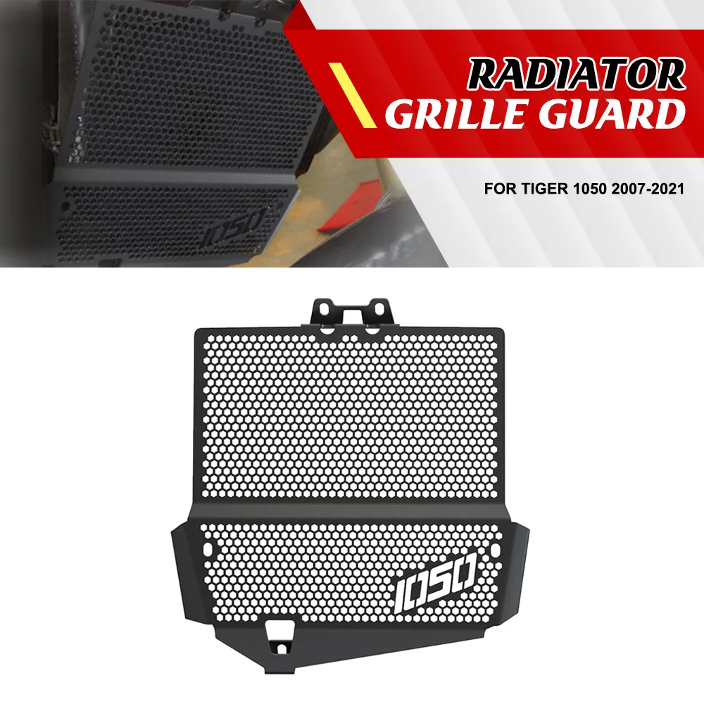

FOR Tiger 1050 2007-2013-2014-2015-2016-2017-2018-2021 Motocross Radiator Protector Guard Oil Cooler Grill Cover Tiger1050