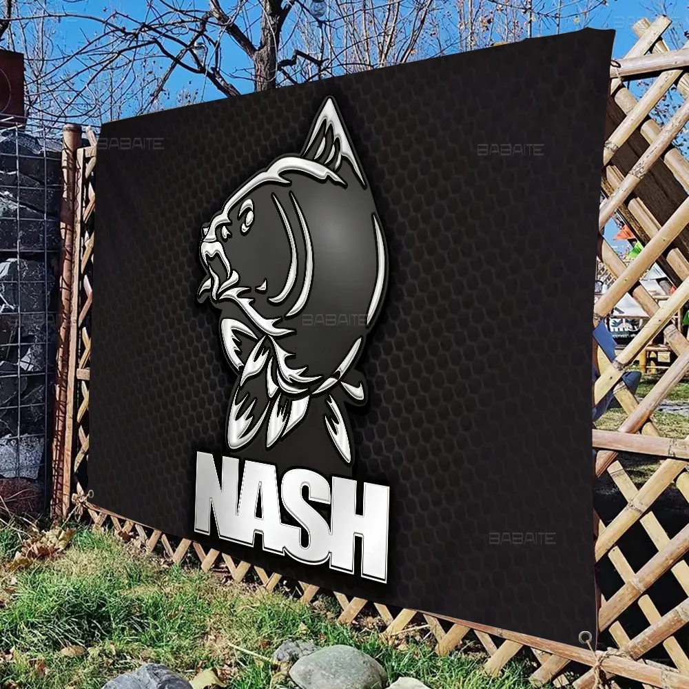 Nash Fishing Logo Flag Banner INS Style Outdoor Party Decoration Atmosphere Flag