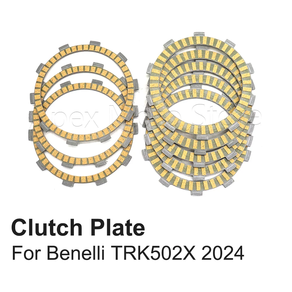 For Benelli TRK502 TRK502X TRK502 X LEONCINO 500 2021 2022 2023 2024 Motorcycle Clutch Plate Friction Disc Kits Accessories