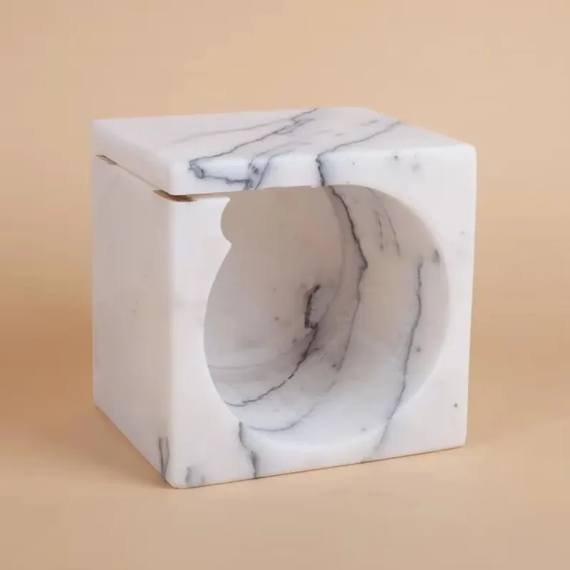11*13.5*13.5cm Marble Decoration Luxury Paper Towel Rack Storage Rack Home Accessories