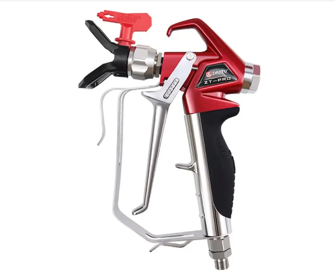 High Pressure Airless Spray Gun ZT80 Trigger Two Finger Design for Paint Application Tools Spray Paint Machine Accessory