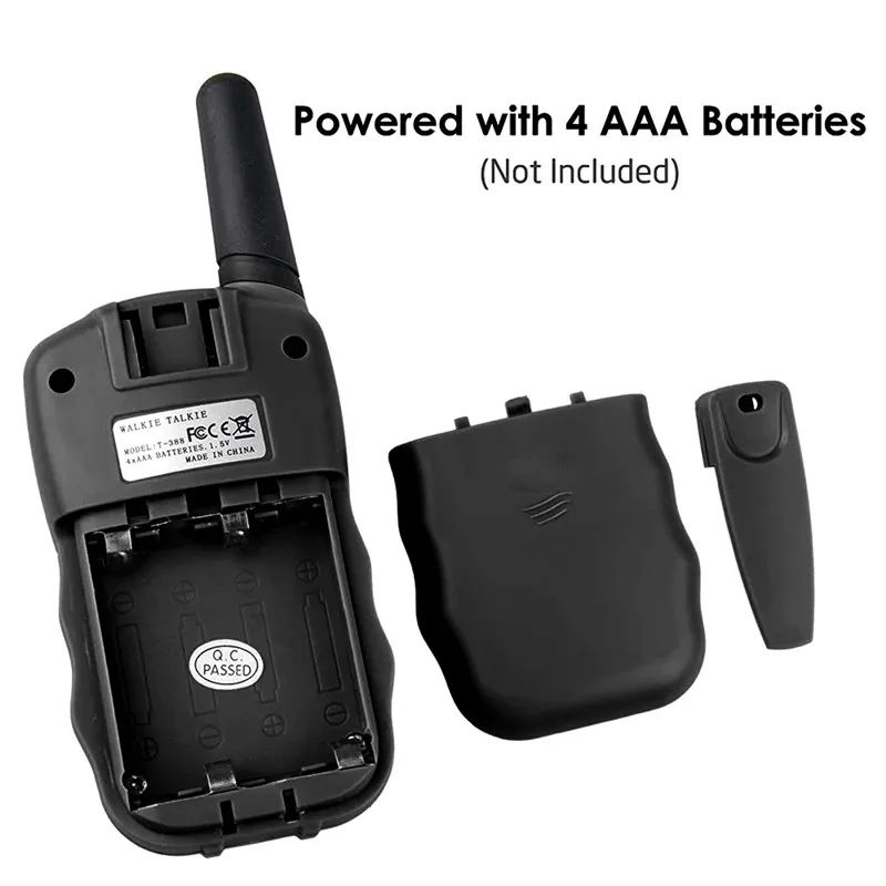 2 stks/set Mini Walkie Talkie Kinderen Speelgoed 3 Mijl Bereik Twee Manier Ontvanger Elektronische speelgoed Radio LCD Zaklamp Kinderen Cadeau voor kind