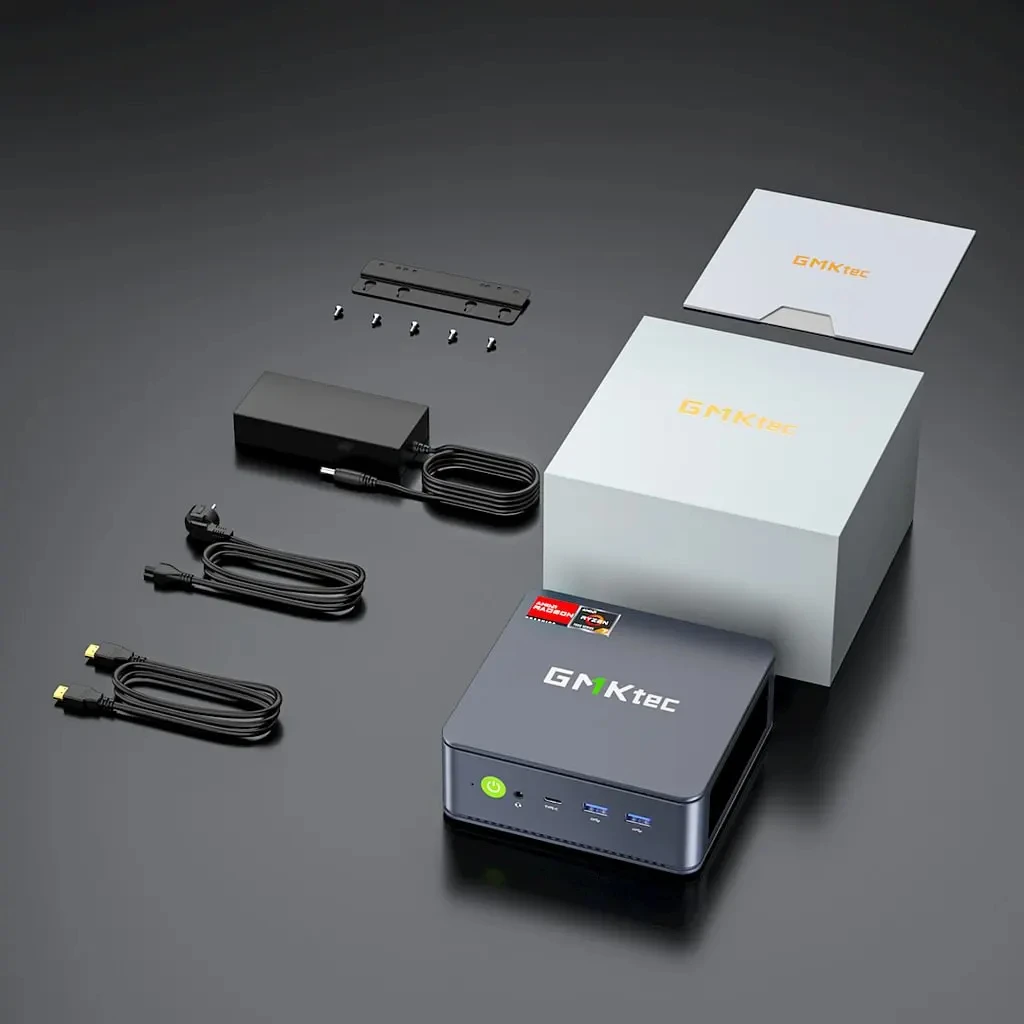 2025 جديد GMKtec M6 Ultra5 Ryzen 7640HS كمبيوتر صغير SO-DIMM * 2 DDR5 4800MT/s SSD (PCIE4.0*4)*2 Wifi6 BT 5.2 كمبيوتر مزدوج 2.5G LAN #6