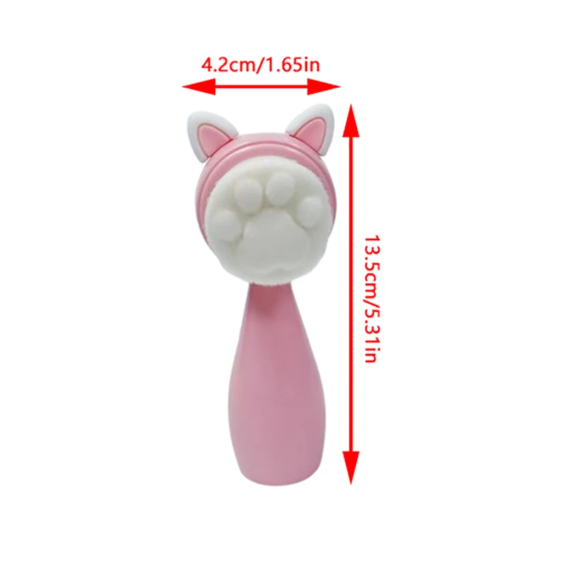 แปรงล้างหน้าแบบนุ่มสองด้าน 1 ชิ้น แปรงซิลิโคนทำความสะอาดรูขุมขน ​ ​   แปรงล้างหน้า