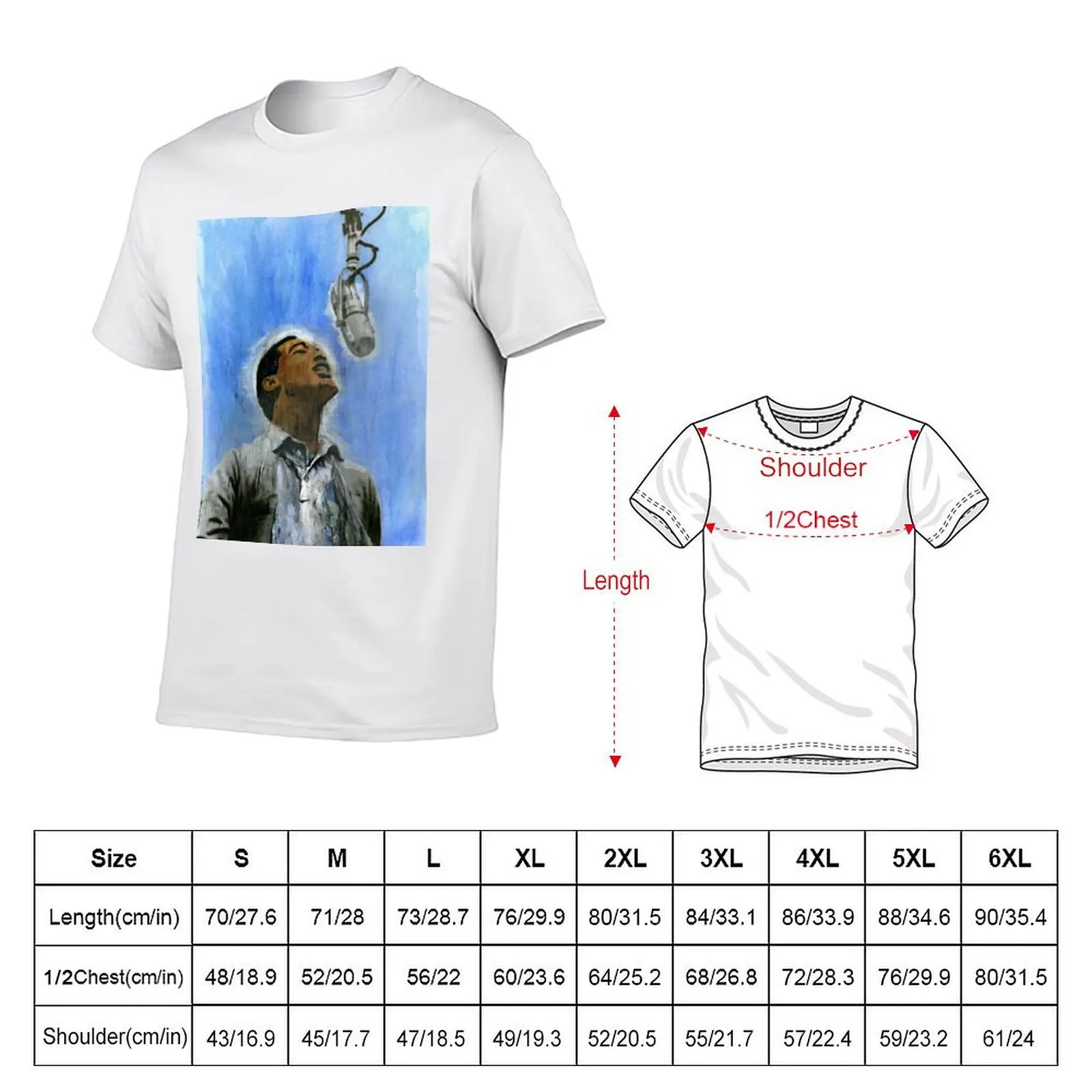 Sam Cooke T-Shirt Fashion Print Casual Short Sleeve