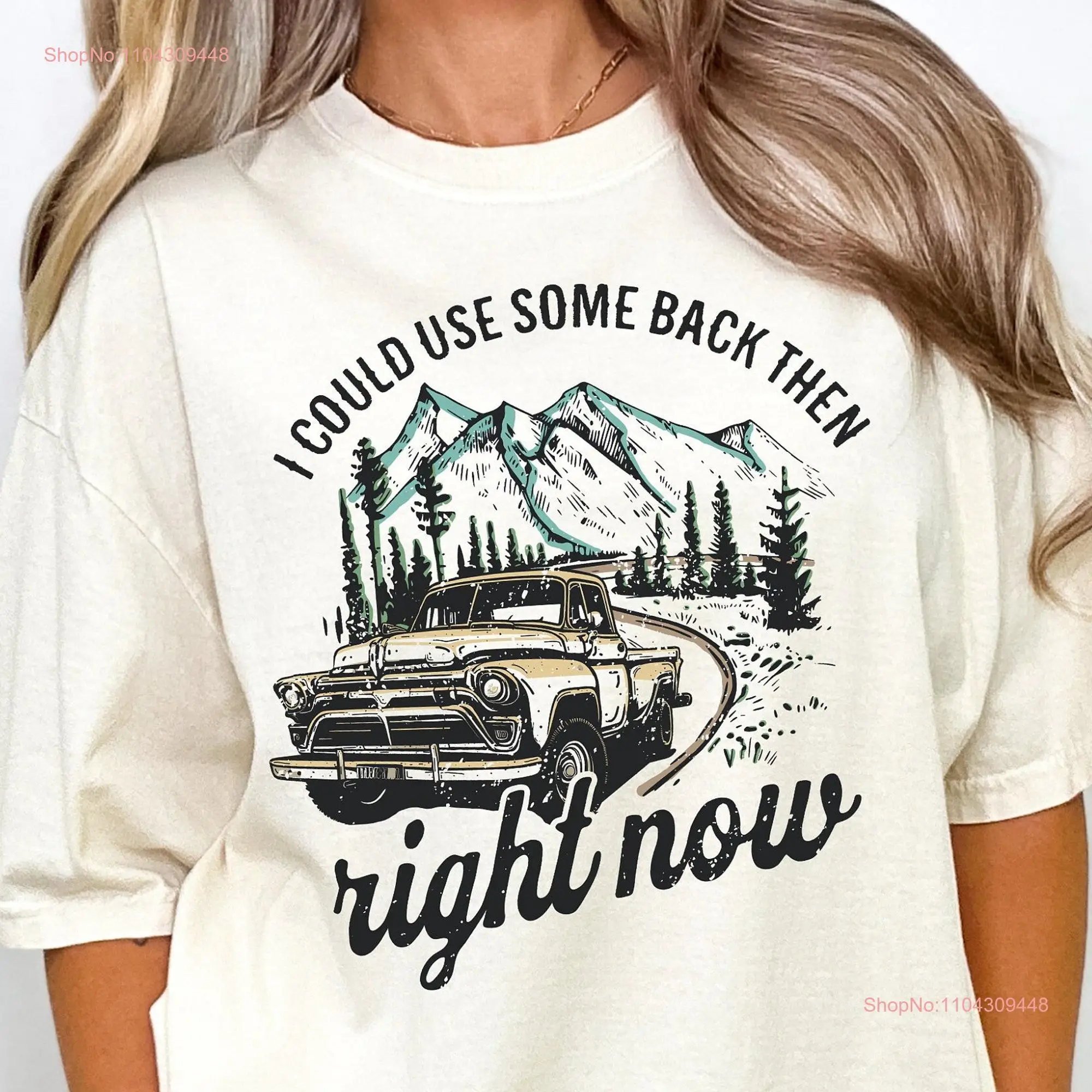 Back Then Right Now T Shirt Country Lyrics ConcerT Nashville Tyler Hubbard Festival Western long or short sleeves