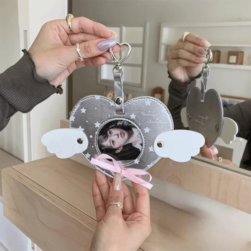 New PU Badge Display Holder Viewing Window Hanging Pin Display Holder Badge Collecting Backpack Decoration Badge Card Holder