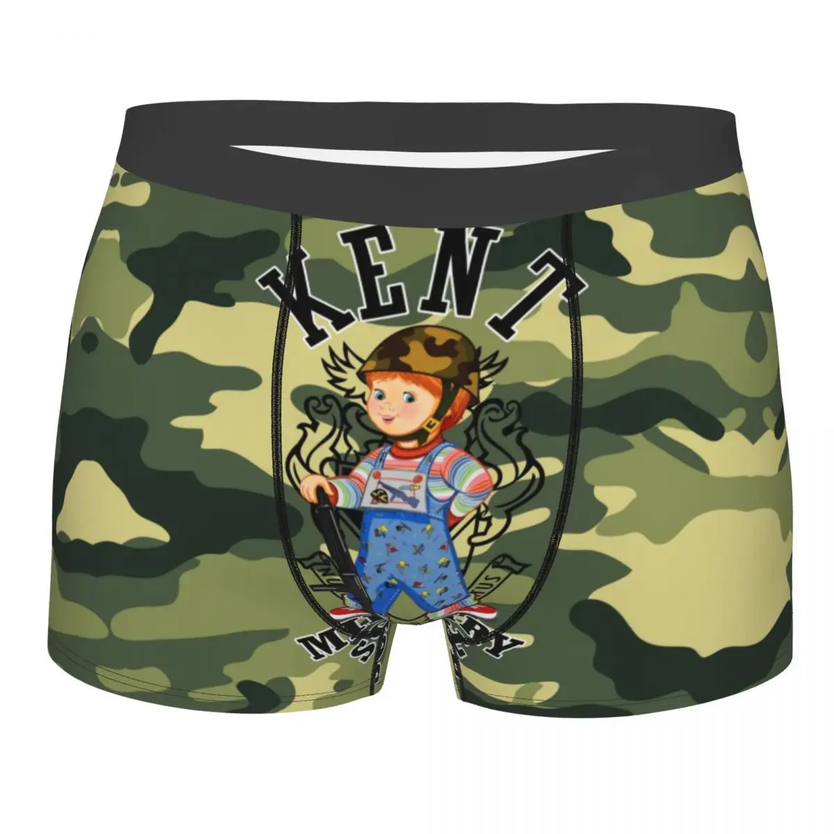 Custom Male Cool Halloween Child's Play Underwear Kent Military School Boxer Briefs Breathable Shorts Panties Underpants