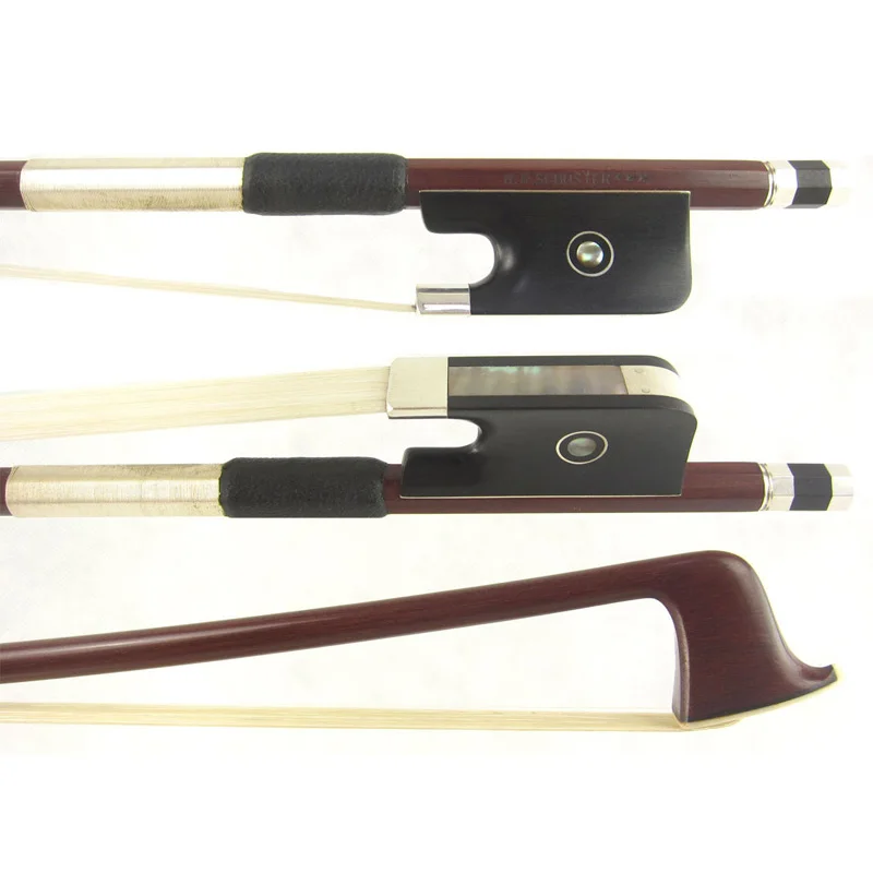 Sartory Model W.R.Schuster *** Silver IPE Concert Viola Bow, Master Level, Fast Action