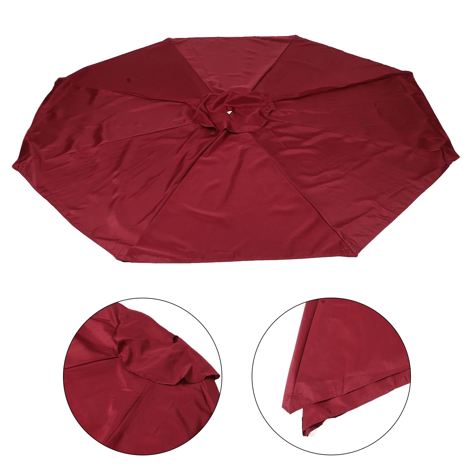 

Replacement Canopy for Patio Umbrella 10Ft Wind-Resistant Outdoor Umbrella Fabric Cover for Garden Terrace Beach Use