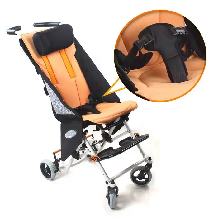 

HEDY CS06 Ultra Light Pediatric Folding Stroller Wheelchair For 0-10 Years Special Needs Cerebral Palsy CP Child Children Kid