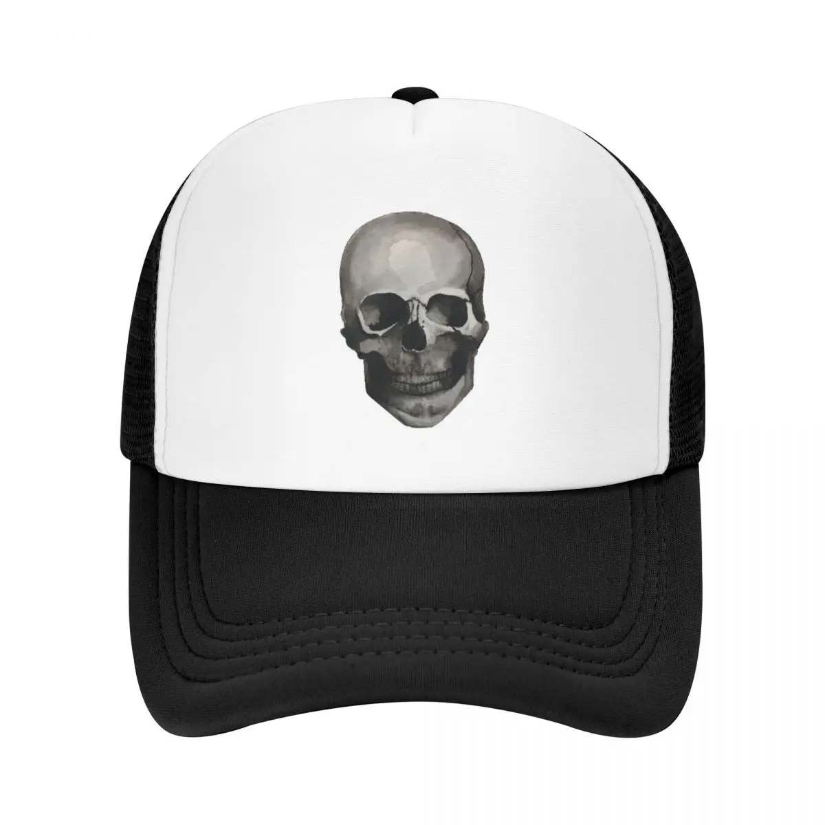 

Watercolor Skull Baseball Cap derby hat Hat Baseball Cap Mountaineering Trucker Cap Women Caps Men's