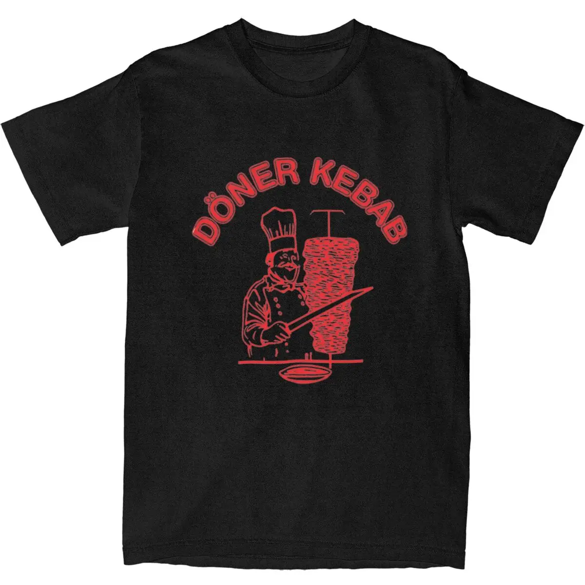 Doner Kebab T-Shirt Men Funny Graphic Awesome Cotton T Shirts Summer Comfortable Harajuku Tees Casual Big Size Clothing