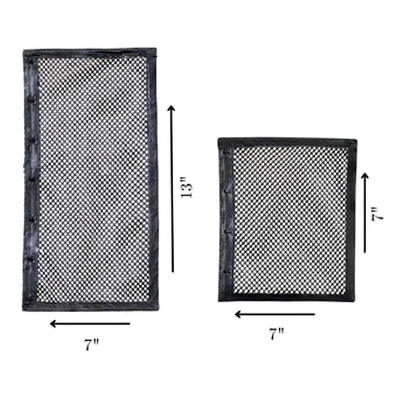 B69C Length Lock Haarbrancard Length-N-Lock, Length And Lock Haarbrancard Net Zwart 2-pack