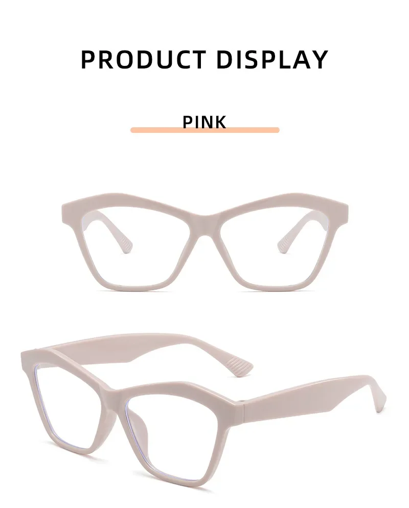Personalisierte Cat Eye Lesebrille Retro Männer Frauen Klare Linse Presbyopie Brille Blau Licht Blockieren Augenschutz Brillen – Detail 9
