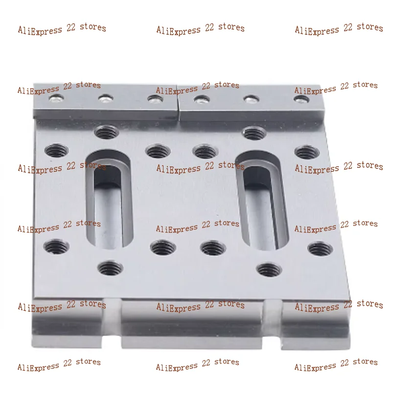 120x100X15mm M8 CNC Wire EDM Fixture Board Stainless Jig Tool Fit Leveling & Clamping