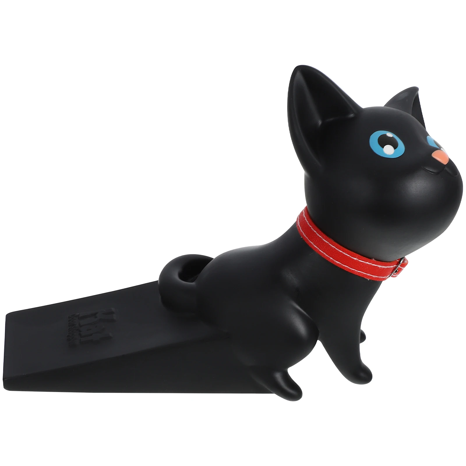 

Cute Cat Shaped Door Stopper Black Kids Holder Anti-pinch Animal Decorative Door Wedge for Home Practical Long Life