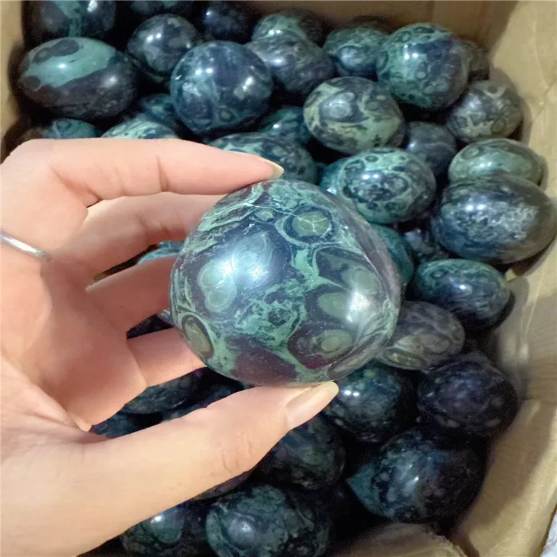 Natural Kambaba Jasper Crystal, Egg Shaped Quartz Crystal Stone, Specimen Collection, Home Decoration