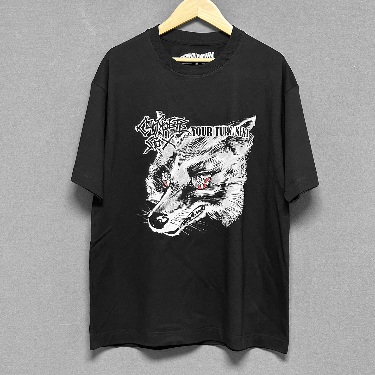 Concrete Sox T-Shirt Hardcore Punk Band Axegrinder Heresy Wolf Men's Women Cotton Loose Oversized Short Sleeves Printed Shirt