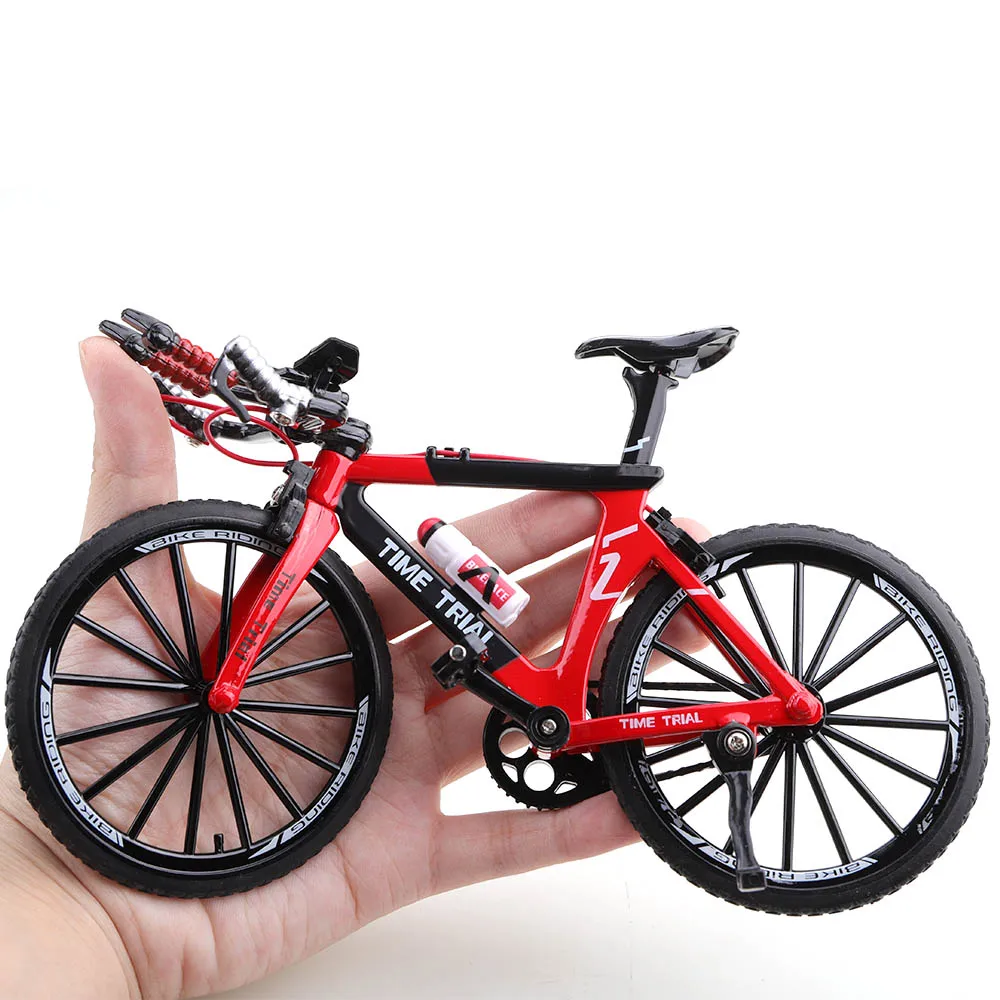 

(Boxed), 1/8 scale, professional triathlon racing bicycle style model, metal casting, tabletop ornament, the best gift