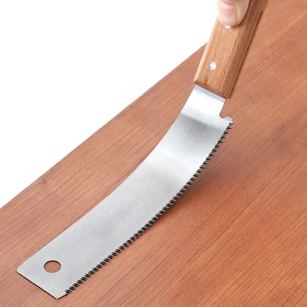 12 Inch Non-slip Wooden Handle See-saw Flat-cut Saw Hand Saw Japanese Hand Saw Woodworking Plastic Cutting Tool Hand Saw