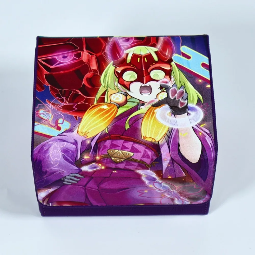 Suitable for Yu-Gi-Oh! Noh-P.U.N.K. Ze Amin Magnetic Leather Card Box Noh-P.U.N.K. Ogre Dance Game Collection Card Storage Box
