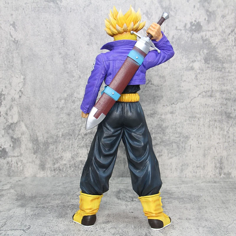 44cm Anime Figure Dragon Ball Z Goku Trunks Action Figure GK statua oversize modello in PVC giocattoli per regali per bambini modello a mano grande