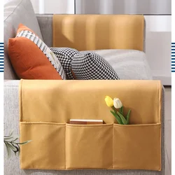 Storage Organizer Hanging Pouch Anti-slip Bedside Bag Sofa Side Couch Storage Bag Bed Holder Technology cloth Pockets for Sofa