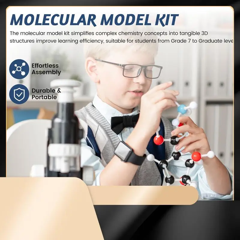 

X40A_XA-Molecular Model Kit, Organic Molecular Chemistry Set, Atom Model Kit For Lessons , Structures Building Kit