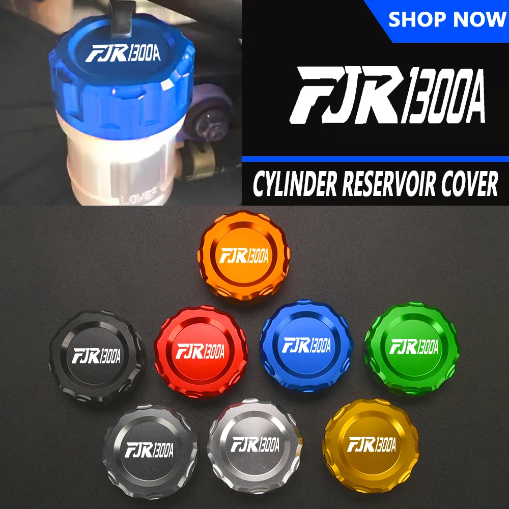 

Мотоцикл для Yamaha FJR1300 FJR 1300 2004-2015 2016 2017 2018 2019 2020 2021 Задняя крышка бачка тормозной жидкости с ЧПУ Крышка масляного бака